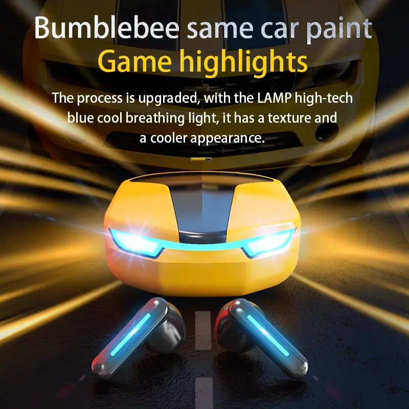 الأصلي Y9 إلغاء الضوضاء سماعة هاتف بلوتوث مع هيئة التصنيع العسكري Handfree بلوتوث سماعة لاسلكية سماعات أذن TWS HiFi سماعات الأذن #3