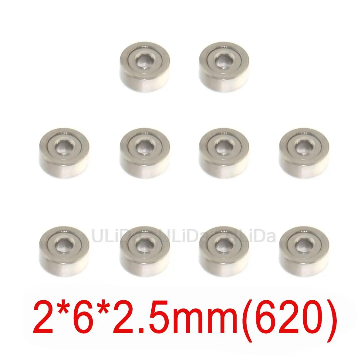 10Pcs 520 620 830 850 950 Bearing 5mm/6mm Guide Roller Bearings for Tamiya Mini 4WD RC Car 2*6*2.5 2*5*2.5 3*8*3 5*8*2.5 5*9*3