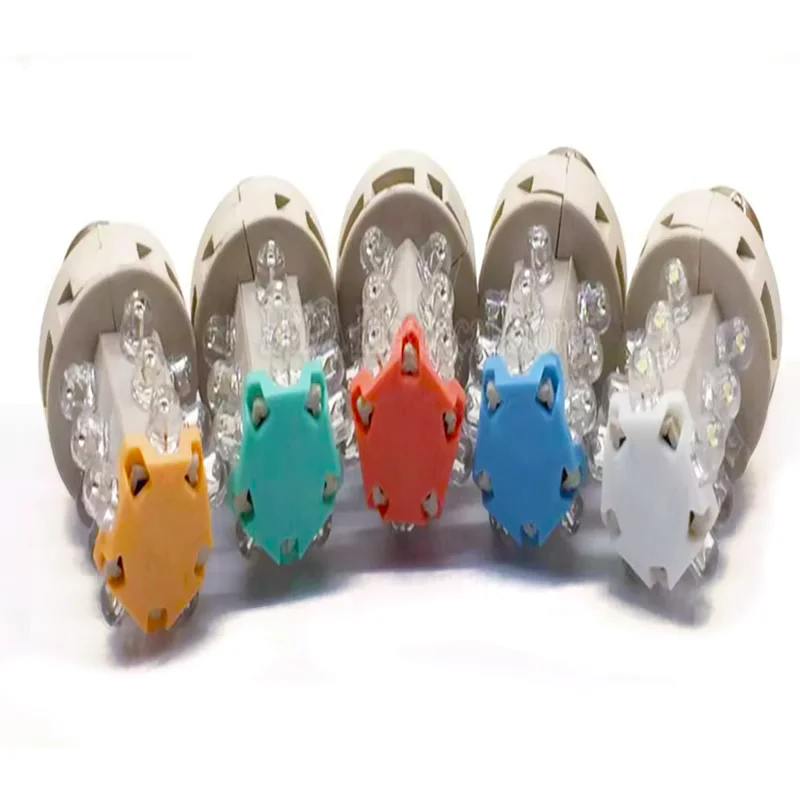 1Pcs 12V 24V 110V 220V Highlight Alarm Lamp Bead LED Warning Bulb Socket Straw Hat Three Color Lamp Bayonet B15