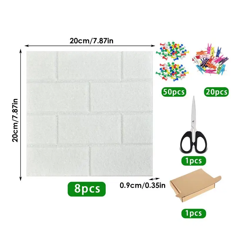 Wand-Pinnwände, klebrige Filz-Anschlagtafel für die Wand, abnehmbare sichere Heimdekoration für Erinnerungen, Reisepläne, Kalender, Post