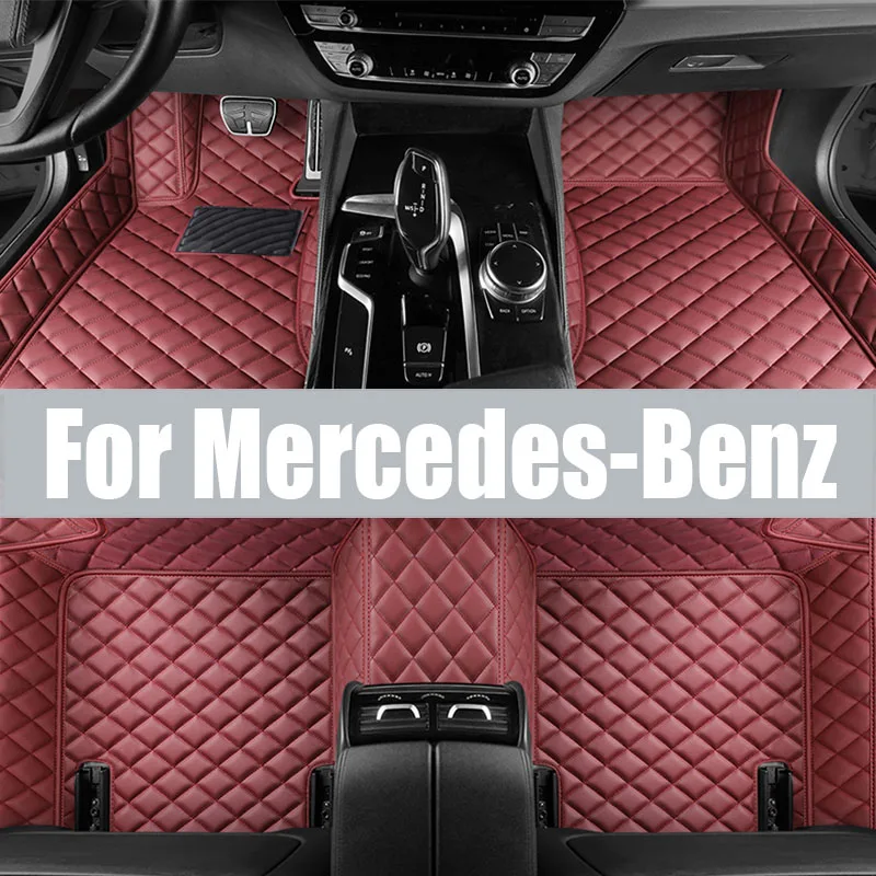 

For Mercedes-Benz GLC X253 Coupe C253 2015-2023 GLK X204 Auto Car Floor Mats All-Weather TPE Foot Mats Pad Tray Mat trunk mat