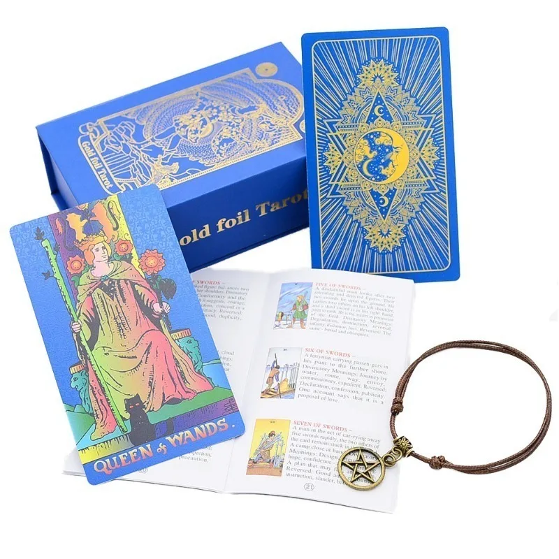 Premium Tarot Cards Set with Instructions Tarot Cards Holder Bag Psychic Readings Telling Perfect for Beginners Professionals