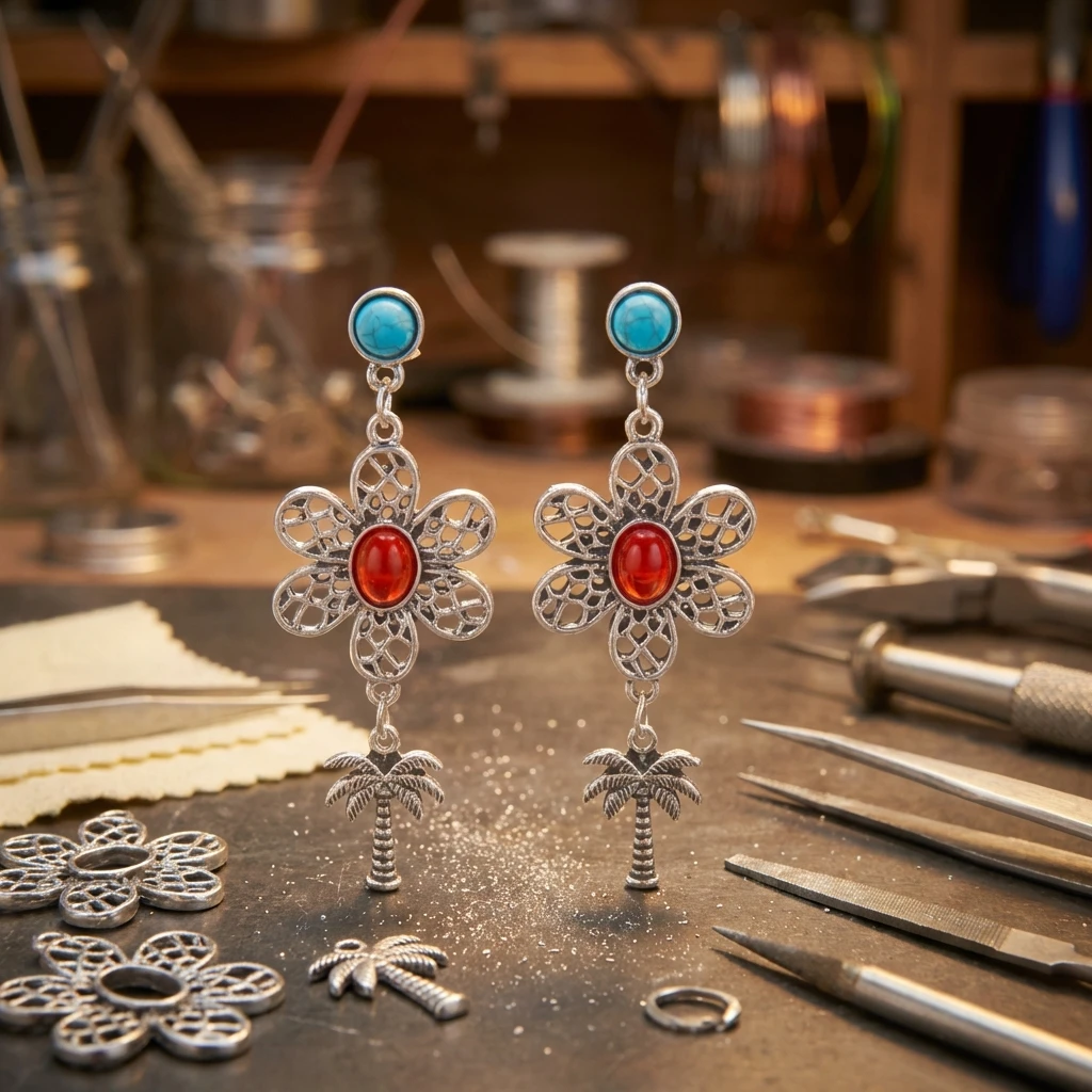 Elegante goldfarbene hohle Lotusblüten-Ohrringe für Damen, Boho, glitzernde Strass-Tropfenohrringe, spiritueller Kristallschmuck, Geschenk – Detail 13