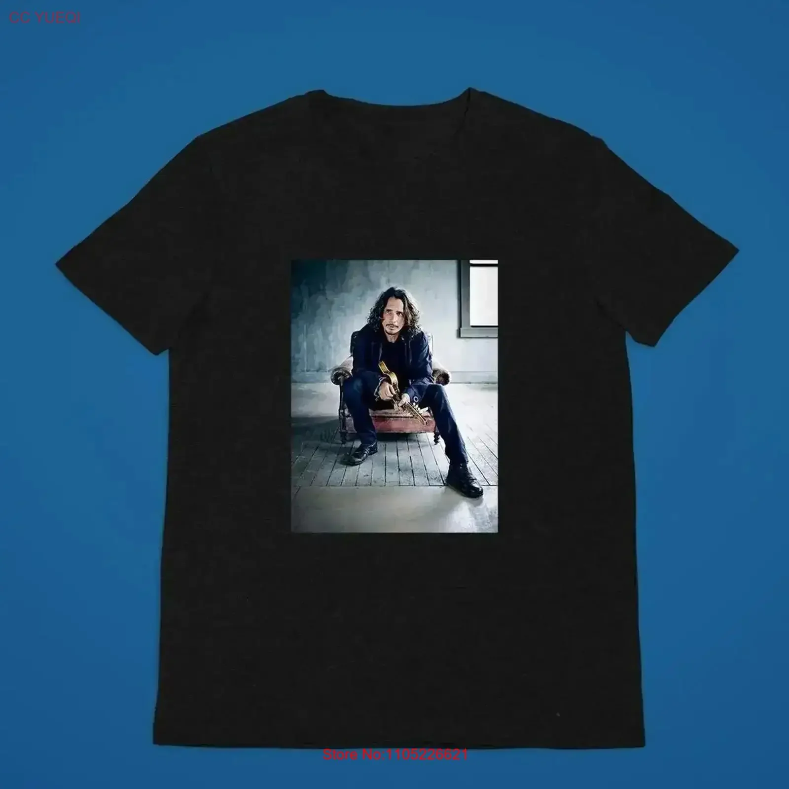 New Chris Cornell Audioslave T Shirt Cotton Full Size For Fans Black vintage Washed Casual homme Comfortable Versatile vintage