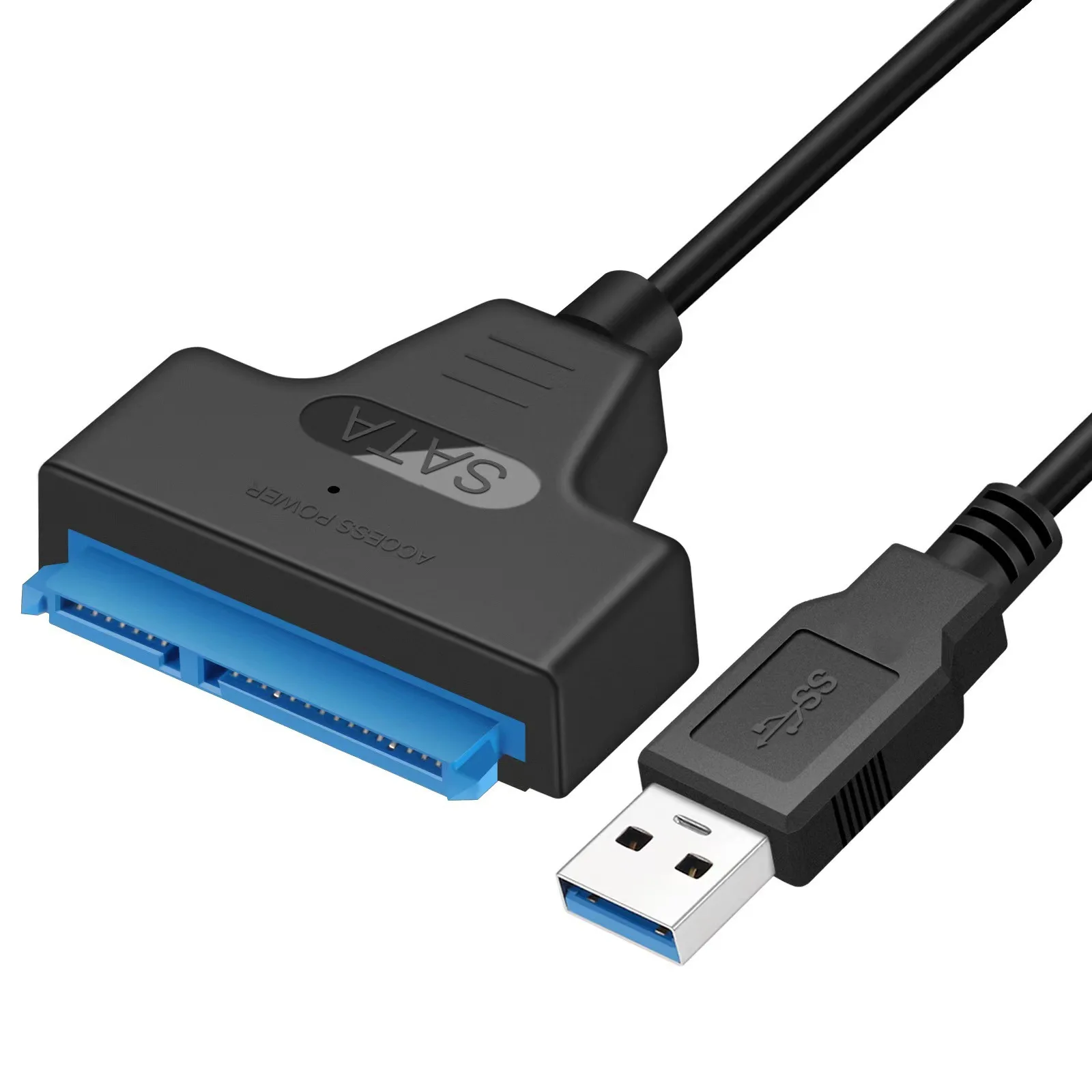 2.5-inch Hard Drive Easy Drive Cable SATA to USB3.0 Compatible Notebook Solid State Drive SSD 7+15pin Serial Port Driver-free