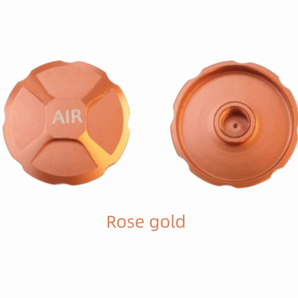Aluminum Alloy Bike Fork Cover Cap Shock Absorption Manual Lockout Bike Air Fork Nozzle Cover Manual Locking Prevents Power Loss