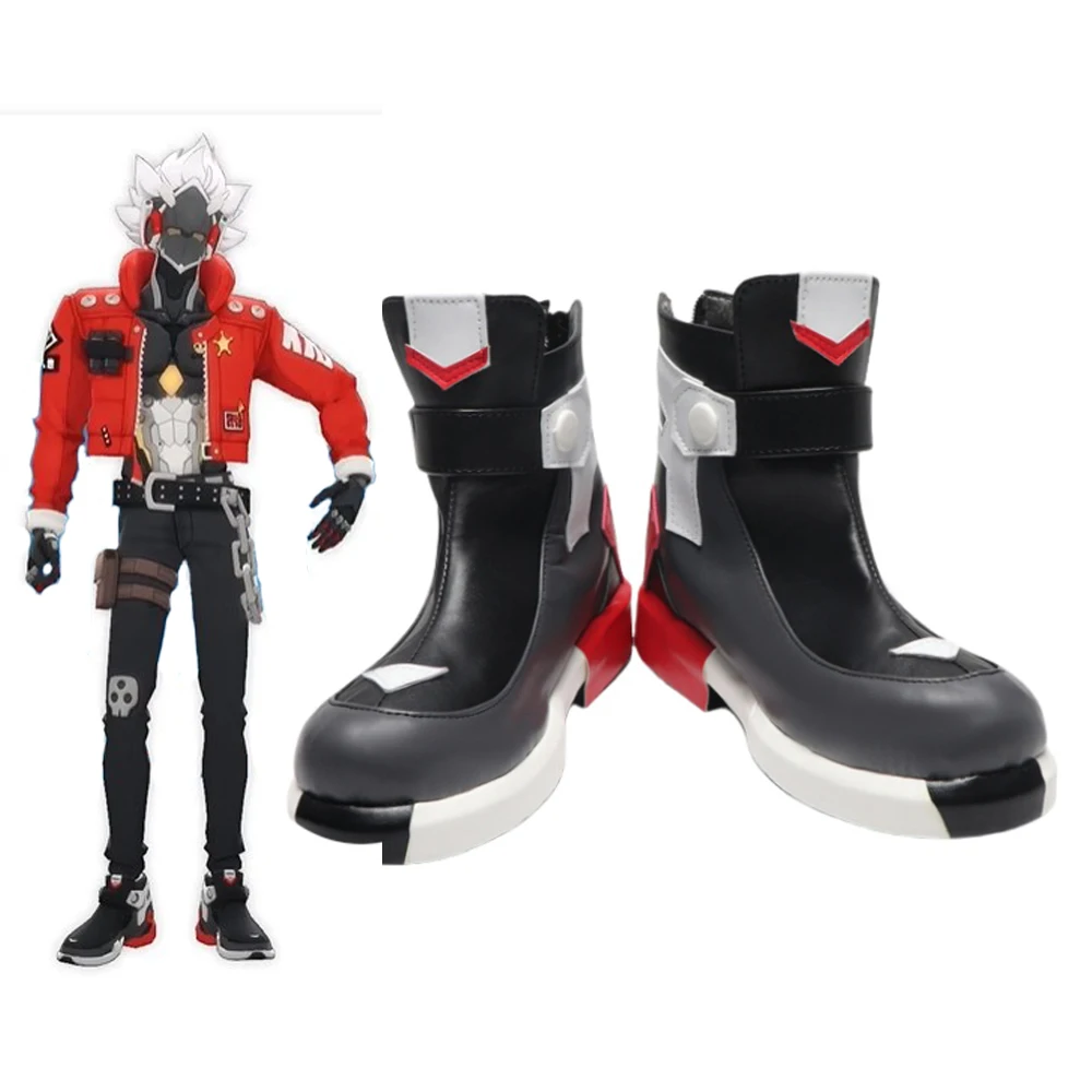 Game Zenless Zone Zero Billy the Kid Cosplay Shoes Boots Anime Halloween Party Role Playing Costumes Props for Men Women