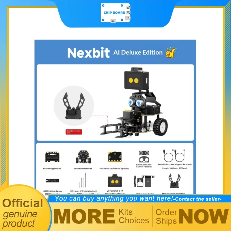 Hiwonder Nexbit micro AI Robot Car with Vision Tracking Voice Recognition and Visual Coding