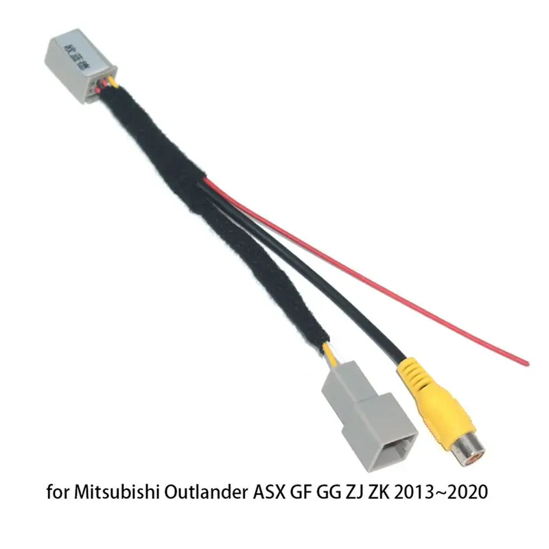 Classy-20X Car Rear View Camera RCA Video Reverse Camera Convert Cable Adapter For Outlander ASX GF GG ZJ