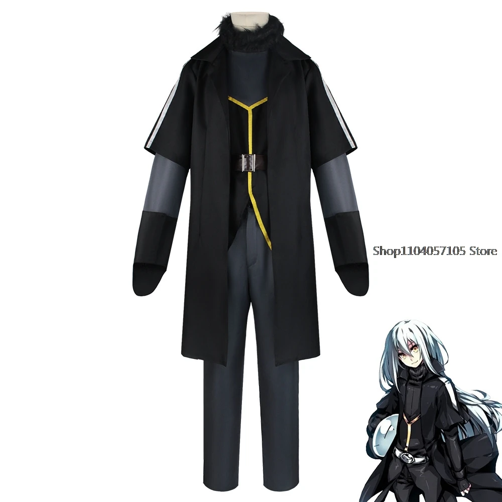 

Anime That Time I Got Reincarnated As A Slime Rimuru Tempest Cosplay Costume Wig Mask Set Halloween Carnival Suit Clothes