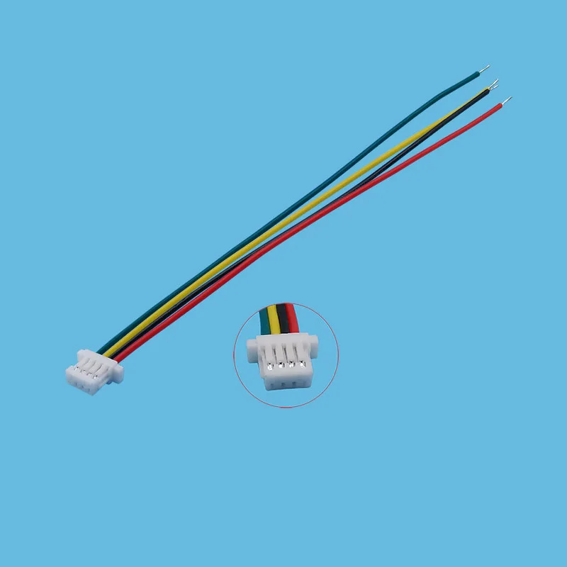 5 Stück Mini-JST-Buchsenstecker mit 1,0 mm Rastermaß, einzelne Buchsen, Kabelverbinder, 2/3/4/5/6/7/8-polig, SH1.0-Klemmenstecker, 10 cm Kabel. – Detail 4