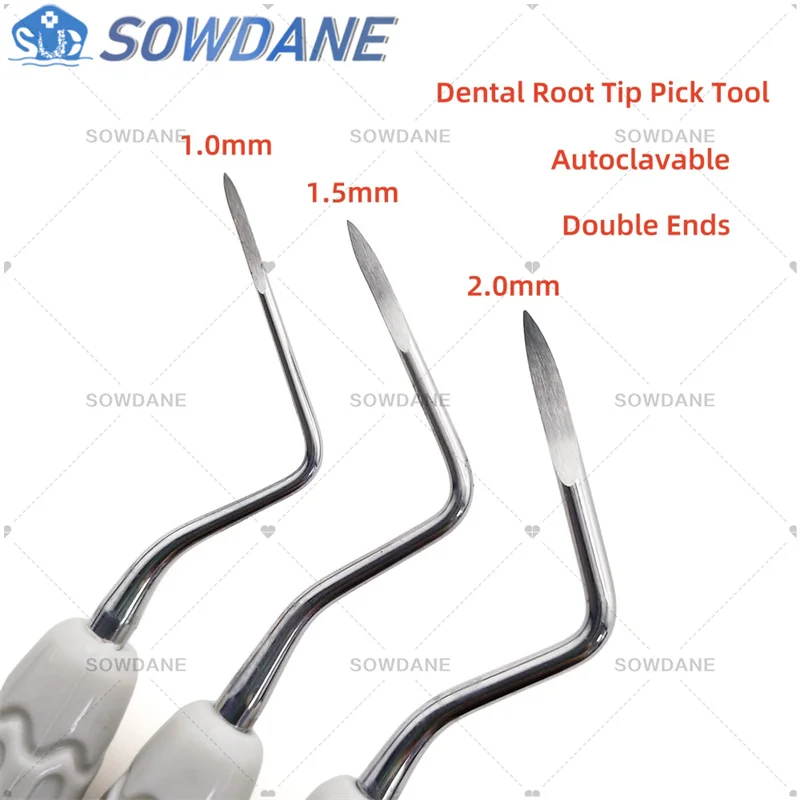 

Dental Elevator Root Tip Pick Tool Silicone Handle Dental Minimally Invasive ExtractionSurgical Instrument Efficient Sharp Tip