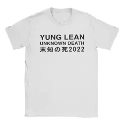 Casual Yung Lean Merch Unknown Death 2002 T-Shirt Men Round Neck Cotton T Shirt Album Tour Short Sleeve Tee Shirt Gift Clothing