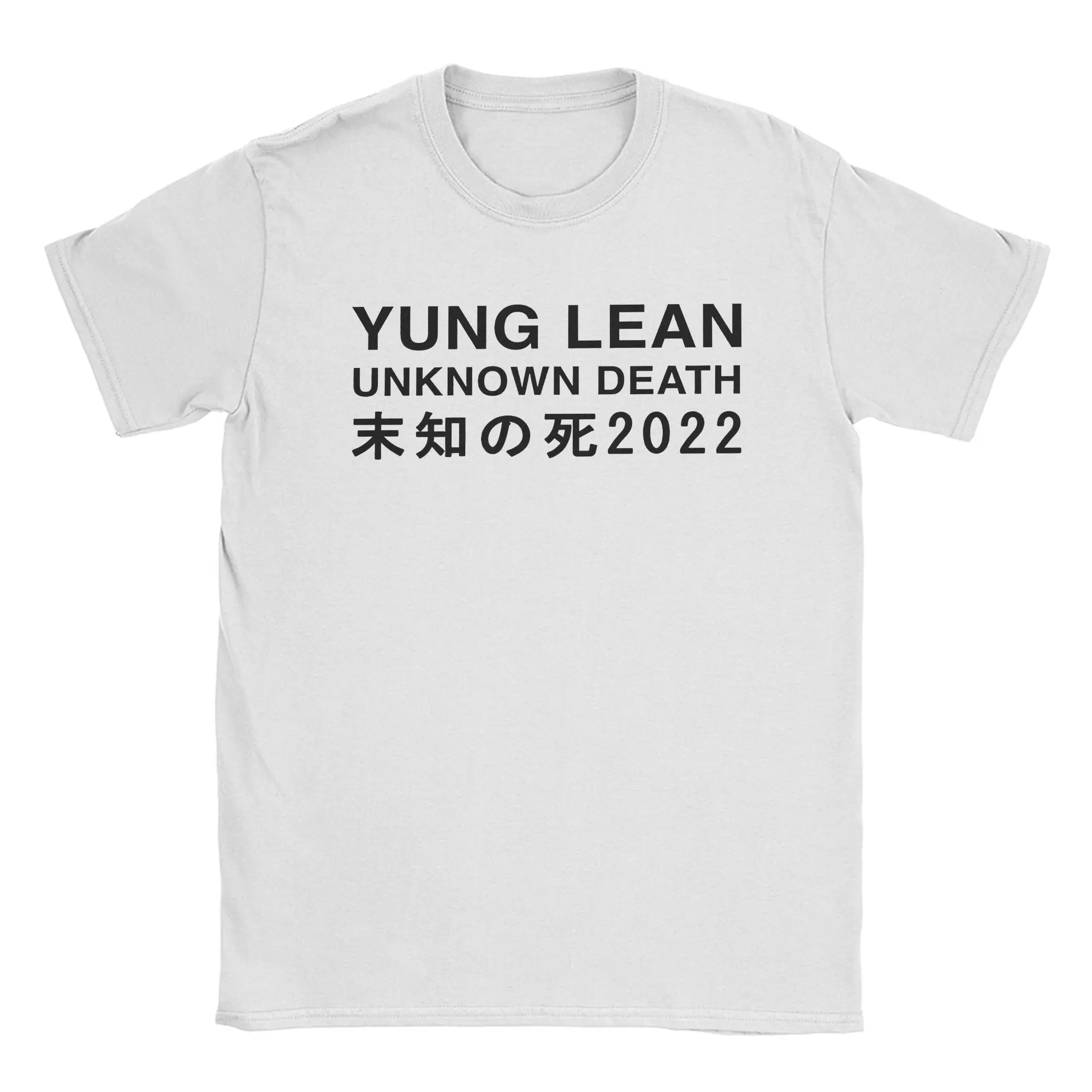 Casual Yung Lean Merch Unknown Death 2002 T-Shirt Men Round Neck Cotton T Shirt Album Tour Short Sleeve Tee Shirt Gift Clothing