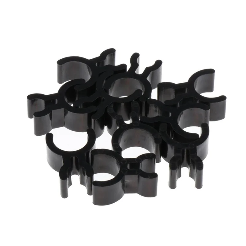 10Pcs Trumpet Pencil Clip Black Durable French Horn Pencil Clips Make Notes Fits Inside Pipe