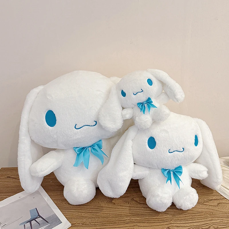 20cm Sanrio Cinnamoroll Plush Toys Cartoon Anime Elf Plush Doll Kawaii Soft Big Ear Dog Stuffed Doll Birthday Gift For Girls