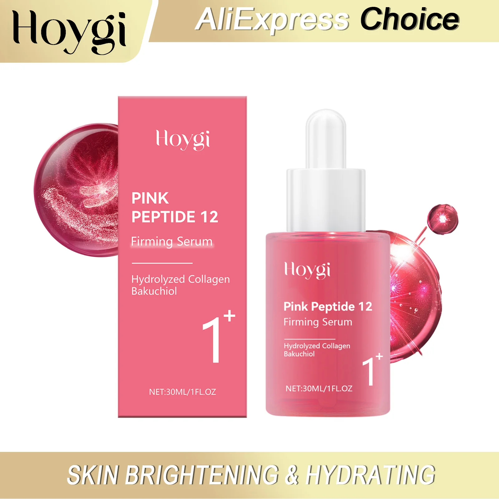 HOYGI Niacinamide hydratant sérum pour le visage estompe mélanine éclaircissante réduire les taches foncées même le teint de la peau rajeunissement soin Essence