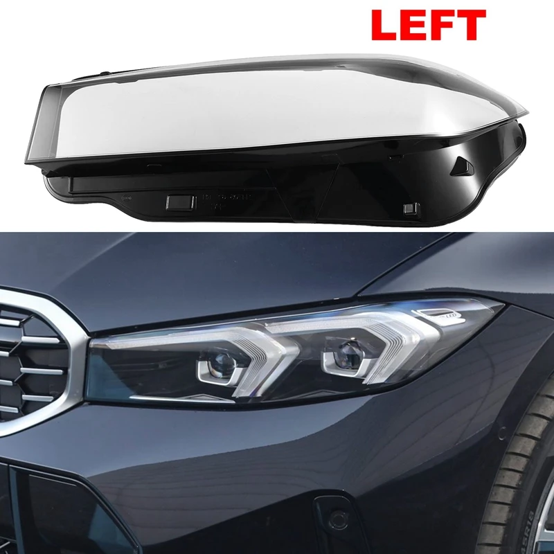 Car Front Headlight Lens Cover For BMW 3 Series G20 G28 320I 330I 325Li 2023 Glass Auto Shell Head Light Lampshade