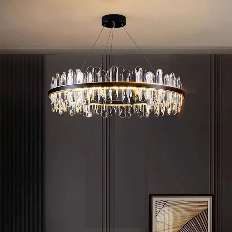 

home decorationPendant lights, luxury crystal living room chandelier, dining room Pendant lamp, ceiling light, indoor lighting