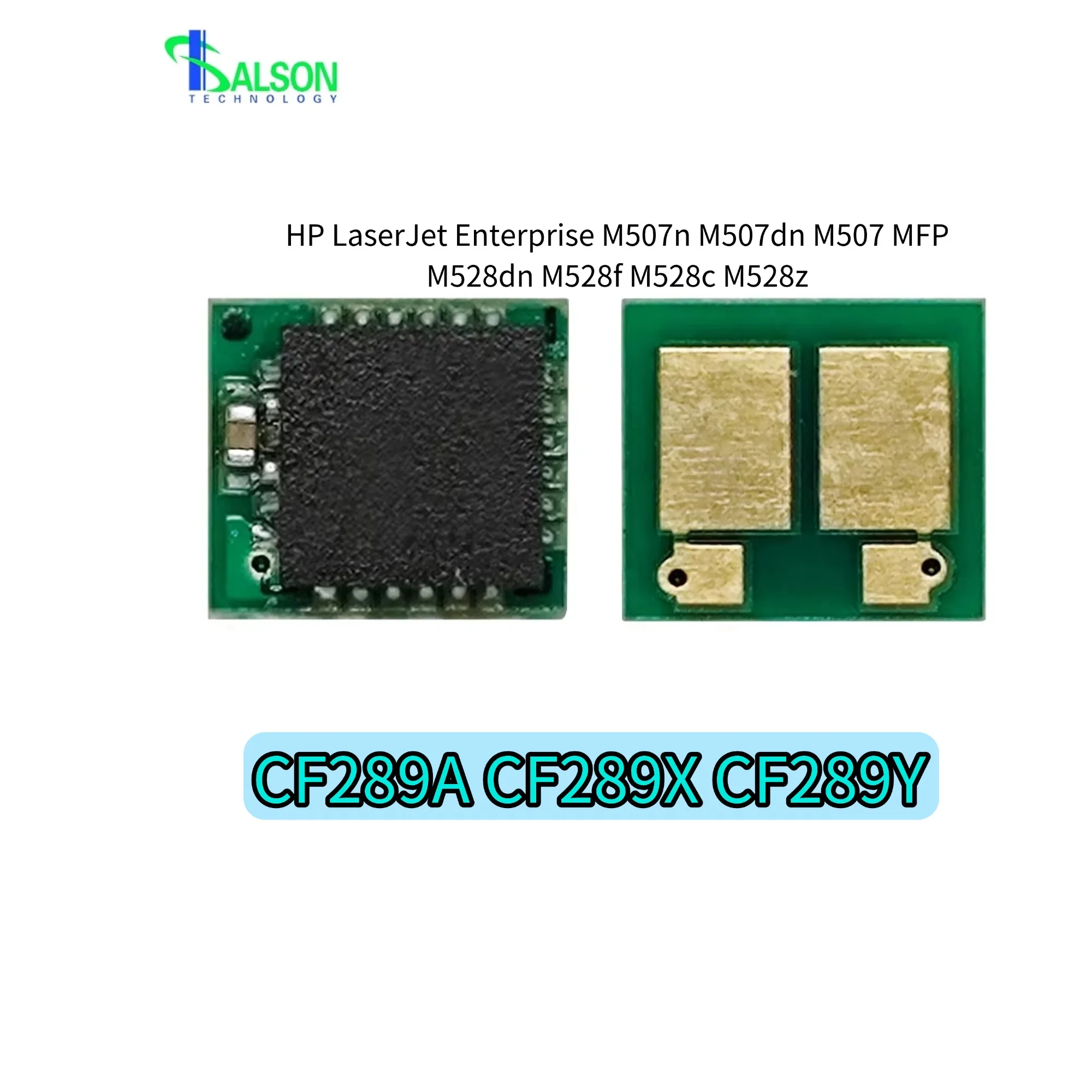 Chip de cartucho CF289, CF289X, CF289Y, CF289A, chip de reinicio de tóner compatible para copiadoras HP LaserJet M507n, M507dn, MFP M528dn, M528f, M528c