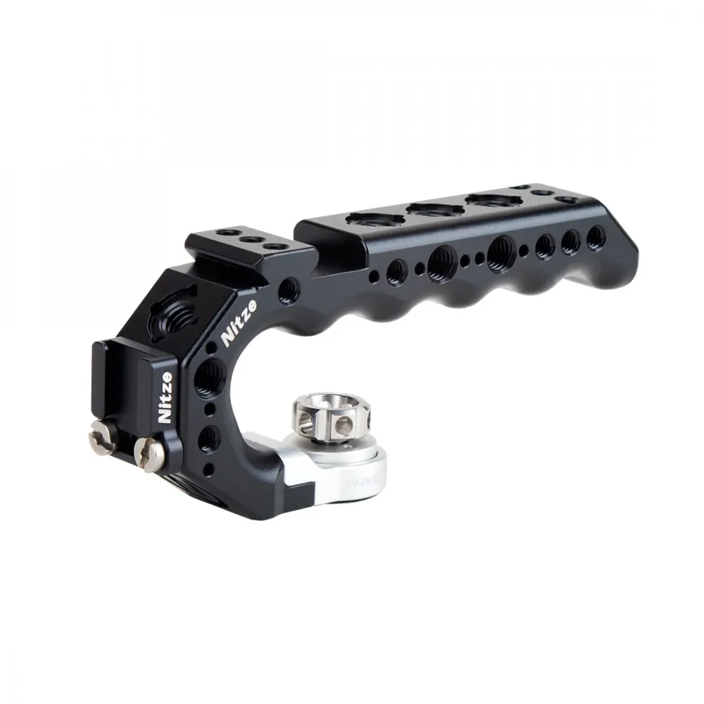 Nitze STINGER HANDLE PA28-BM WITH 3/8” ARRI LOCATING PINS - MAGNESIUM-ALUMINUM VERSION