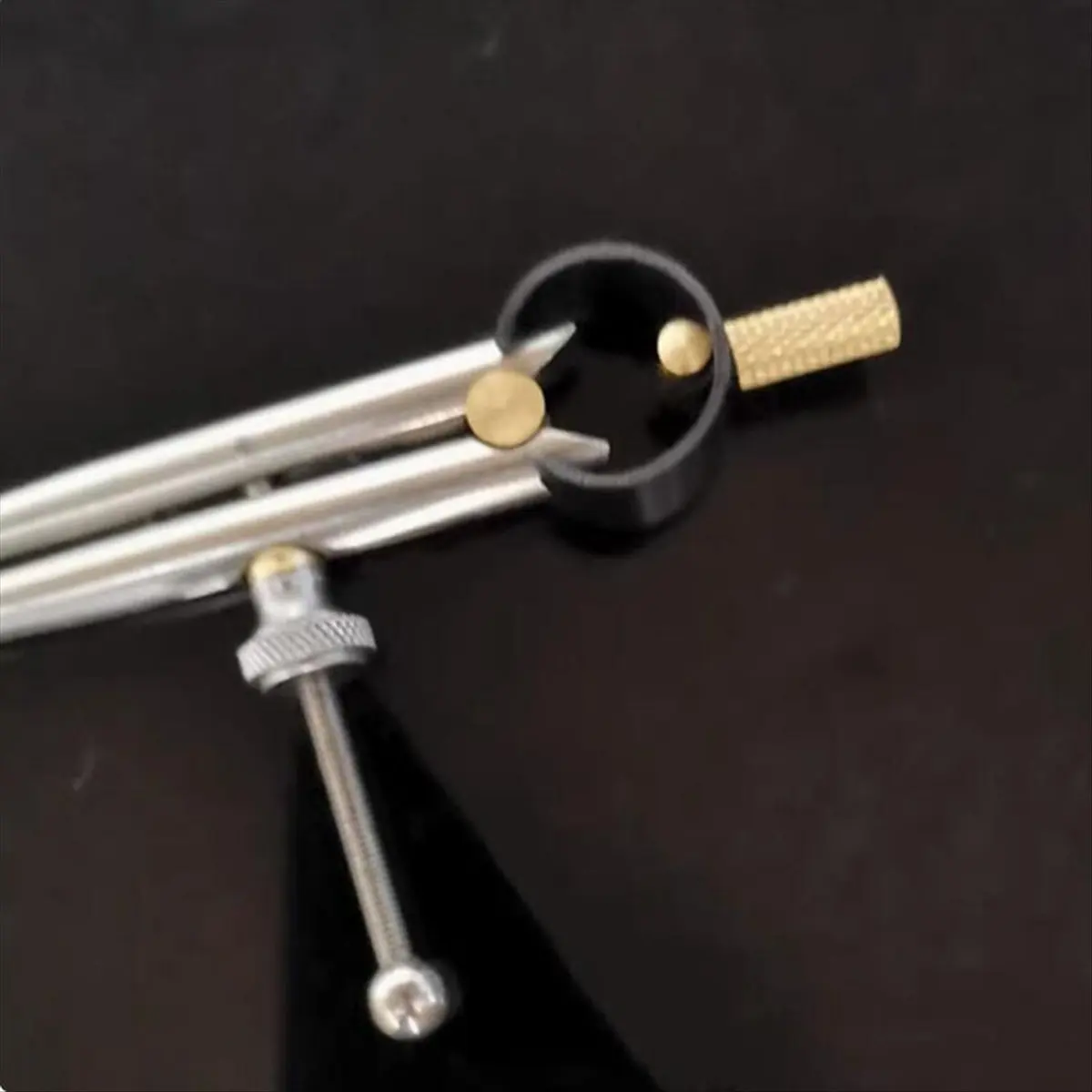 A73P 0-75mm Steel Leather Compass Set Adjustable Wing Divider for Drafting Woodworking Metalworking