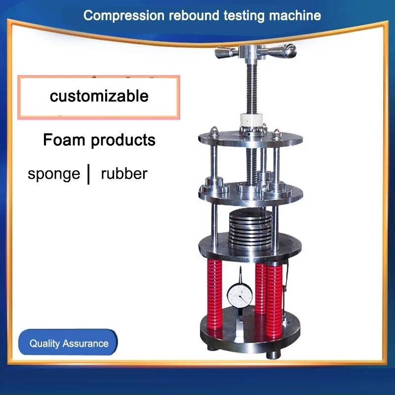 Rubber compression rebound tester sponge rubber foam products tensile pressure rebound coefficient rebound rate tester