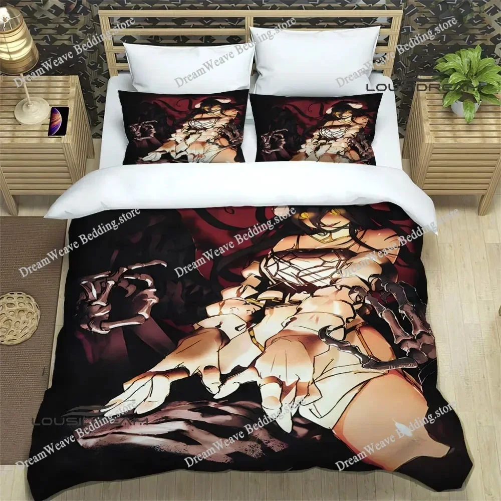 OVERLORD Duvet Cover Pillowcase Bedding Set Adult Boy Girl Bedroom Decoration Single Double Large519519