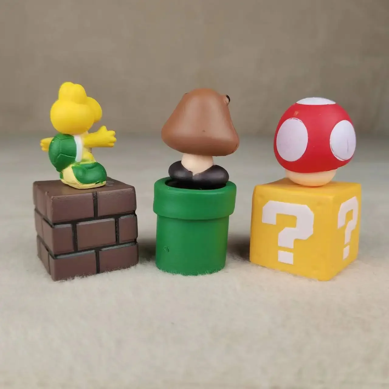 5 Stuks Spel Super Mario Bros Actie Figuur Model Pop Cartoon Speelgoed Taart Decoratie Auto Ornamenten Anime Randapparatuur Kinderen Geschenken