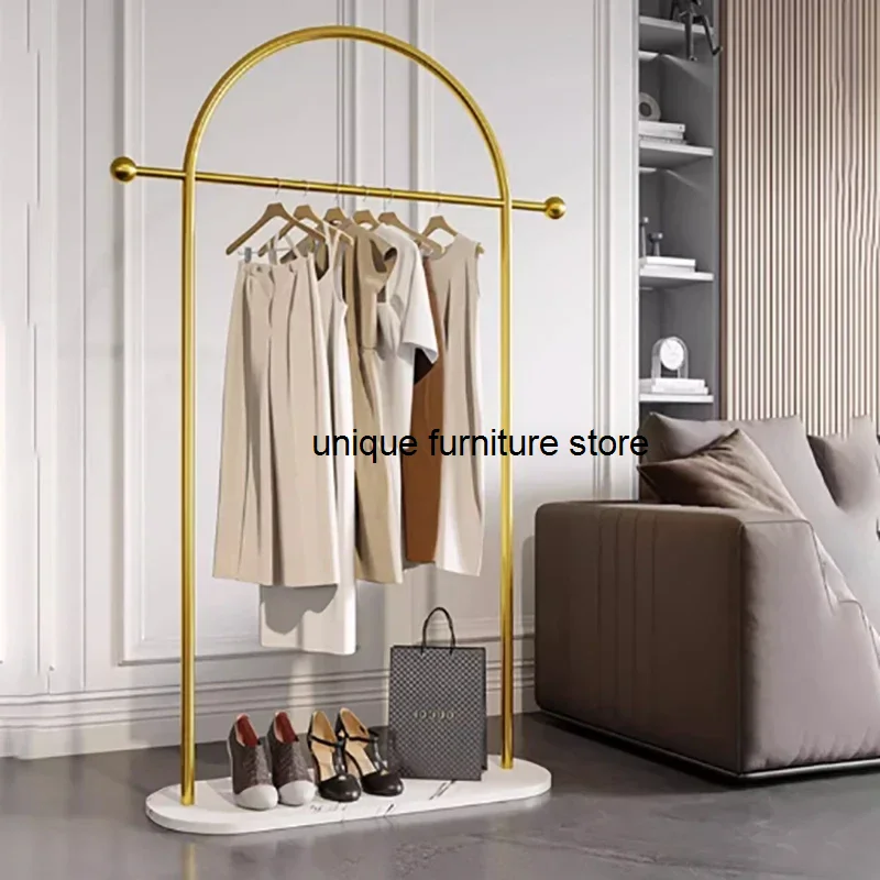 

Clothes Hanger Aluminium Alloy Coat Hangers Wardrobes Clothes Rack Stand Dressing Room Clothing Hanger Shelf Rack Stand Hangers