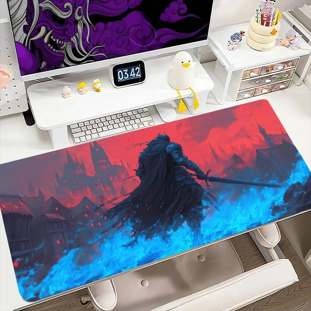 

warrior Mouse Pad 900x400MM Large Gaming Mousepad Keyboard Gamer Rubber Anti-wrinkle Anti-Slip Bottom Desk Mat