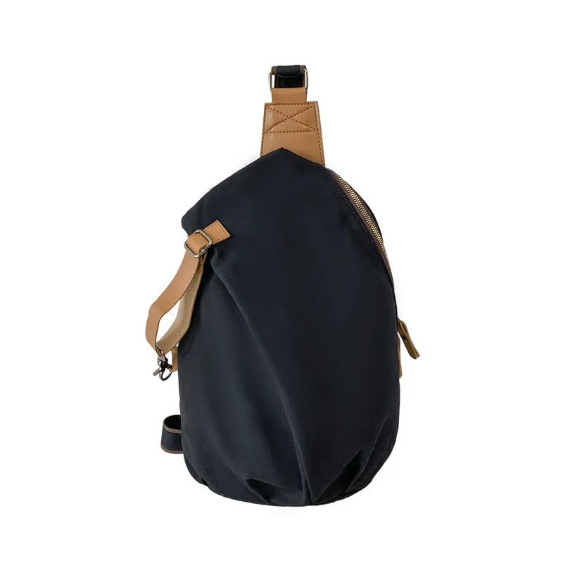 جديد سعة كبيرة الكتف Crossbody الدراجات حقيبة المرأة الرياضية عادية بسيطة المحمولة قماش حقيبة صدر للرجال الرجال حقيبة ظهر صغيرة