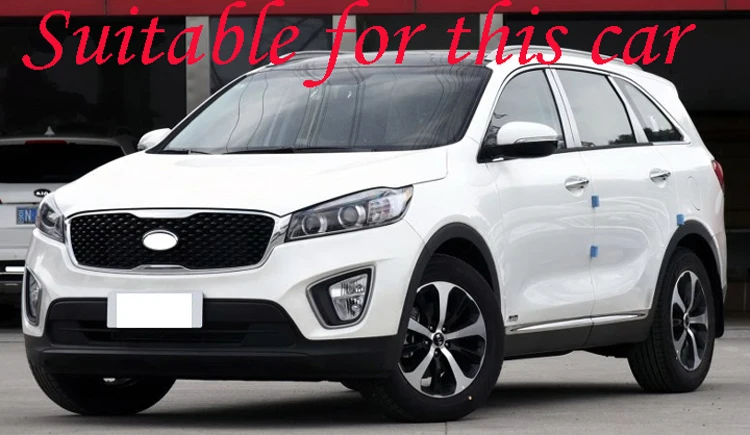 Plastic Exterior Visor Vent Shades Window Sun Rain Guard Deflector 4pcs For Kia Sorento UM 2014 2015 2016 2017 2018 2019