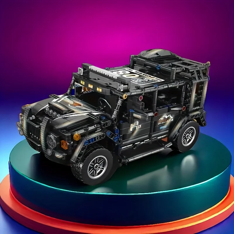 

1:14 строительные блоки, модели автомобилей, мальчики, сбор игрушек, сборка внедорожников