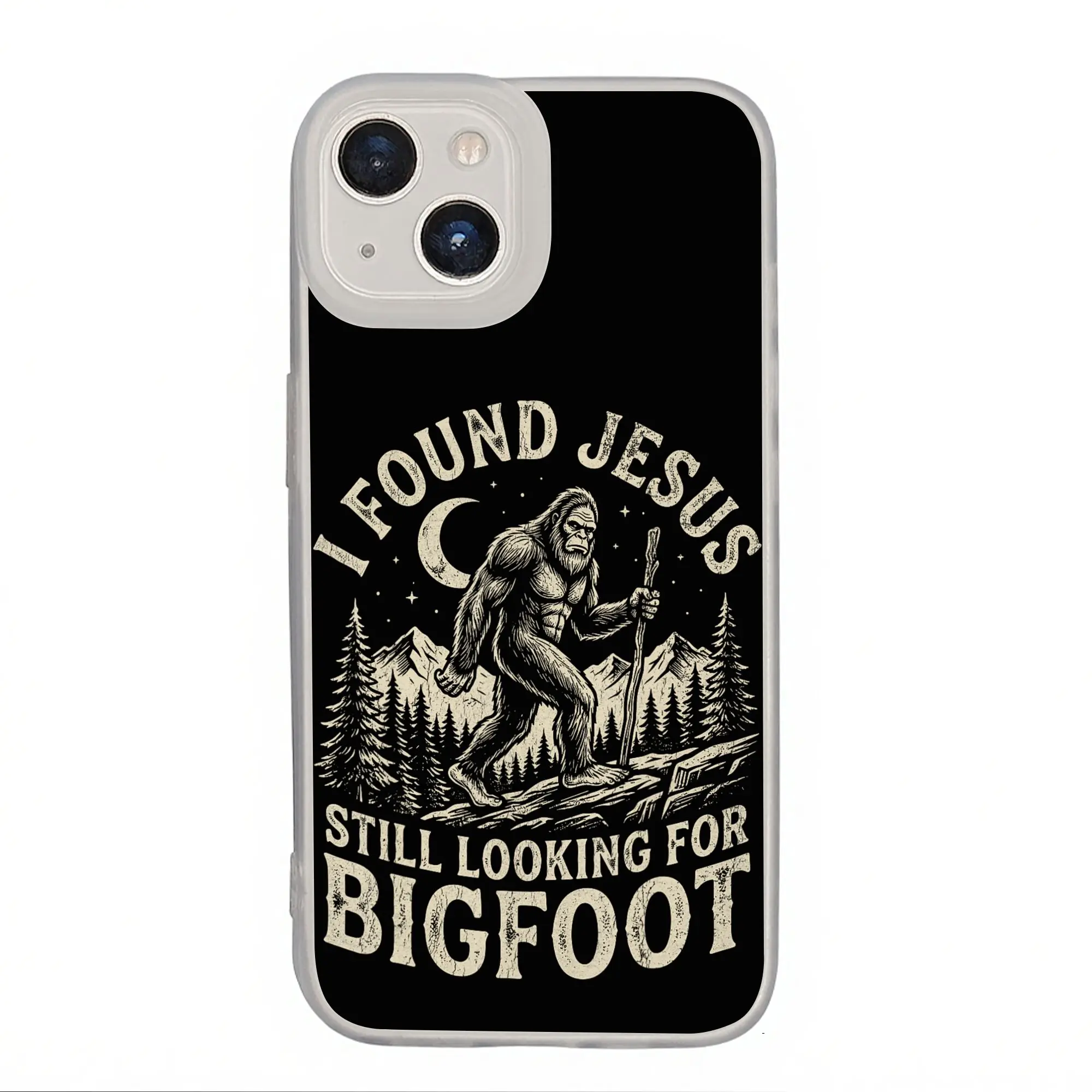 

New Armor Bumper Shockproof Found Jesus Still Looking for Bigfoot Phone Case for IPhone 17 16 15 14 13 12 11