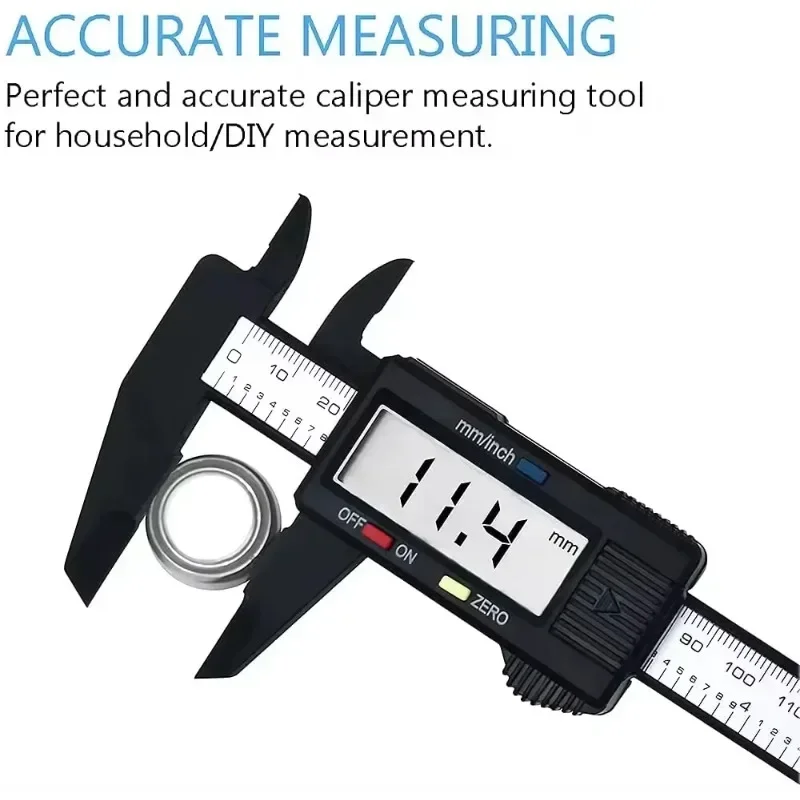 Calipers Measuring Tool Plastic Caliper Pachometer Digital Caliper Electronic Ruler Vernier Digital Caliper Measuring Instrument