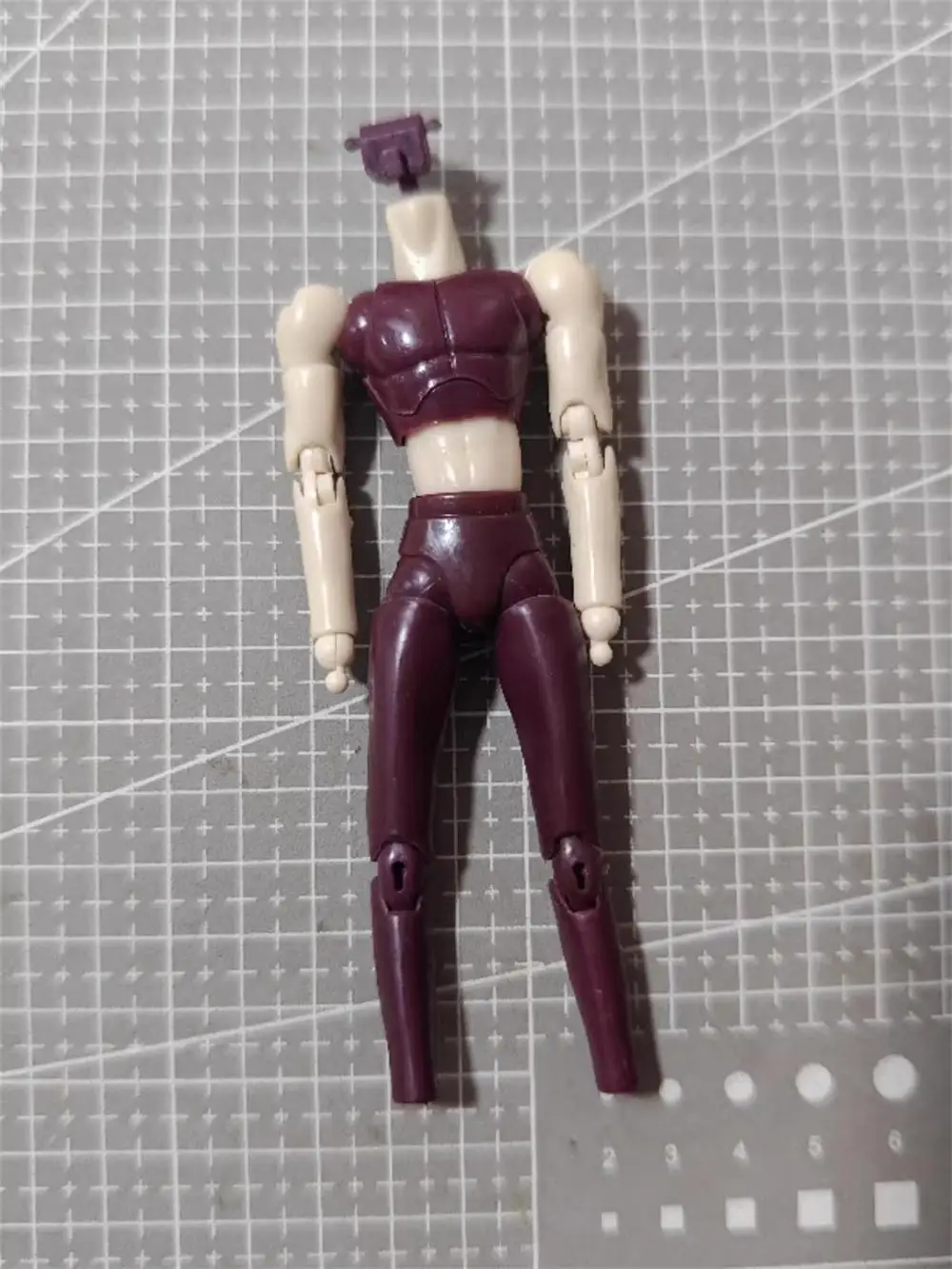 

For Sale 1/12th Long Slim Body Doll Figure with Hand Connector Dress Toys Model For 6" Doll Figure Collect DIY