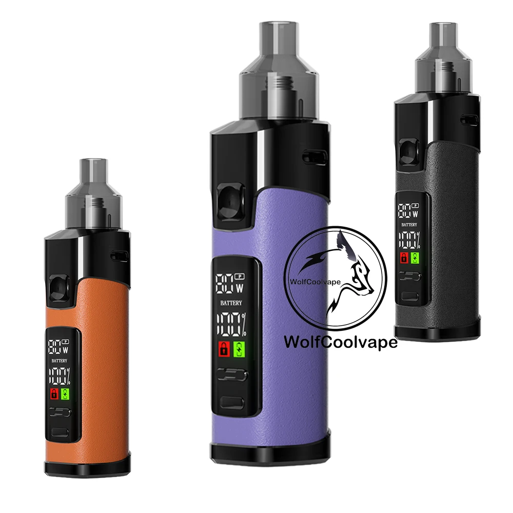 Wolfcoolvape vape Vape 5-80W 0.3ohm 1800mah 2ml Box Mods Vape Mods and Box Mods vape mod for vape mods - gallery image 5