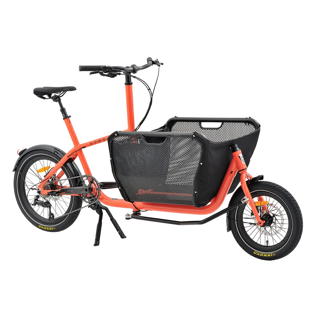 Vélo électrique pour animaux de compagnie avec moteur arrière, vélo cargo, camping, pique-nique, livraison de nourriture, 20 po