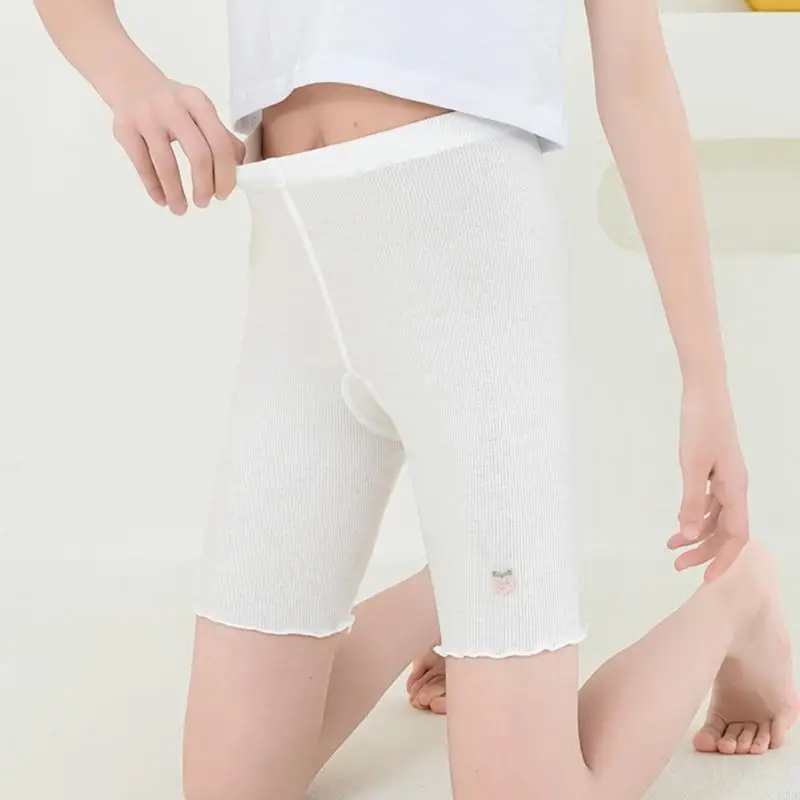 Girls Summer Nonslip Safety Shorts Soft Breathable Fabric Stretchy Waist For Active Play And Outdoor Activity A2UB