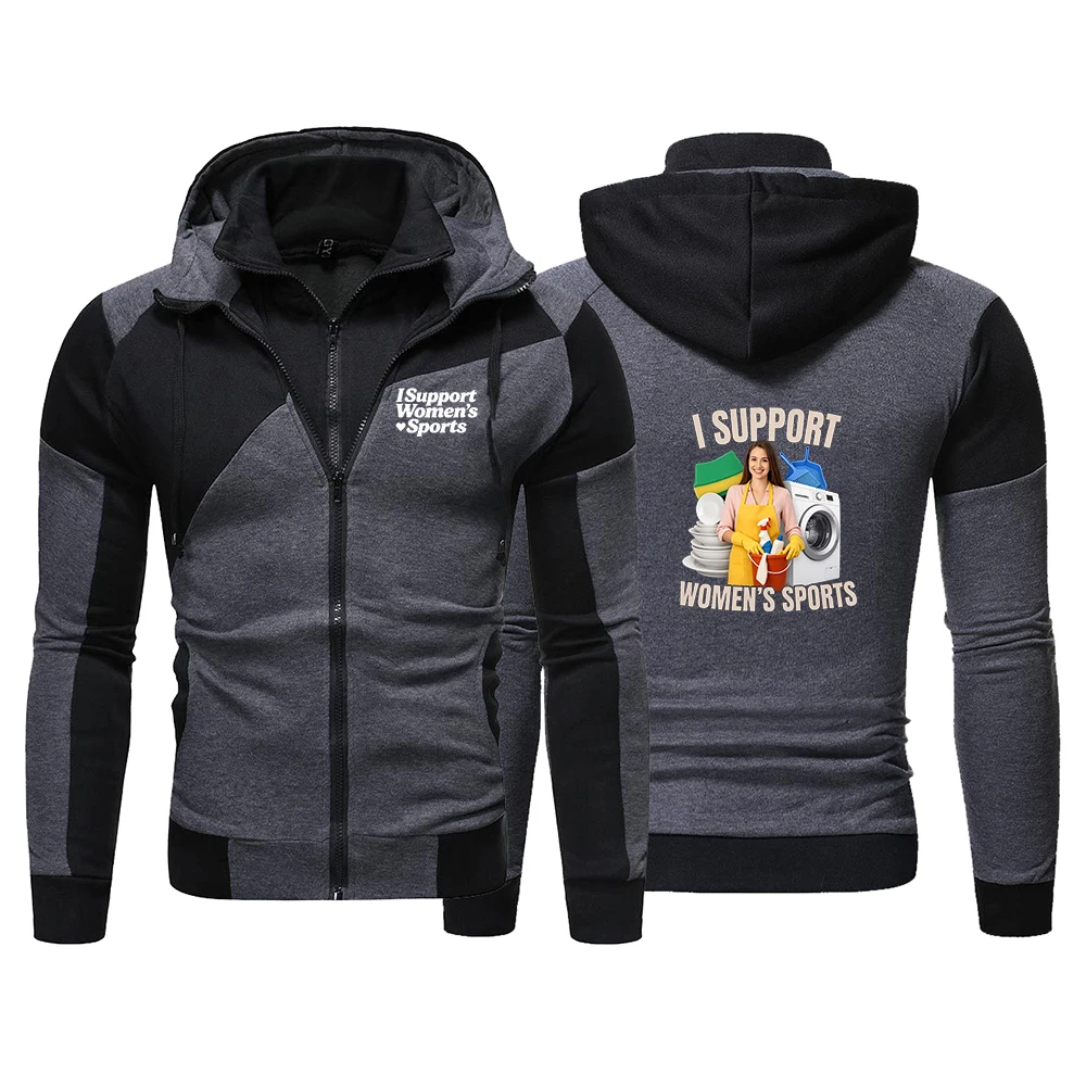 I Support Women's Sports Funny MRMT 2026 Brand Men's Hoodies Sweatshirts Jacquard Hoodie Men Hooded Sweatshirt Pullover