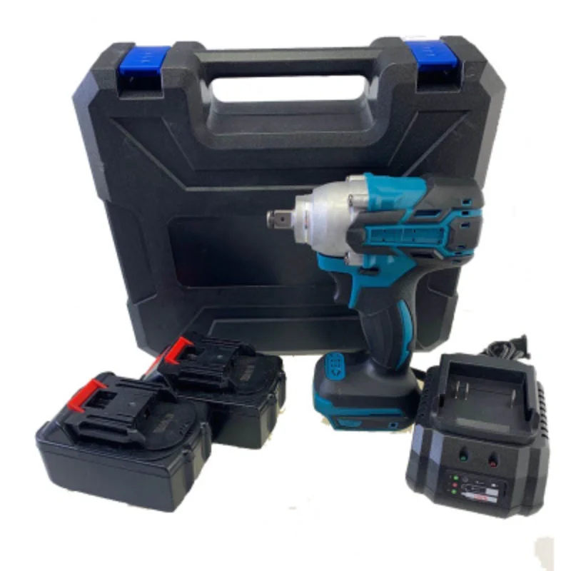 

21V Electric Brushless Impact Wrench Cordless 1/2 Socket Spanner Rechargeable Power Tools Impact Electric Wrench