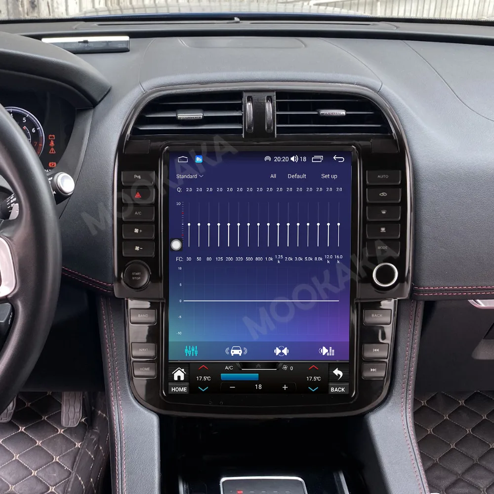 Car Radio Multimedia Player with Wireless For Jaguar F-pace 2016 -2019 CarPlay Android Auto Autoradio Stereo GPS Navigation WiFi view 6