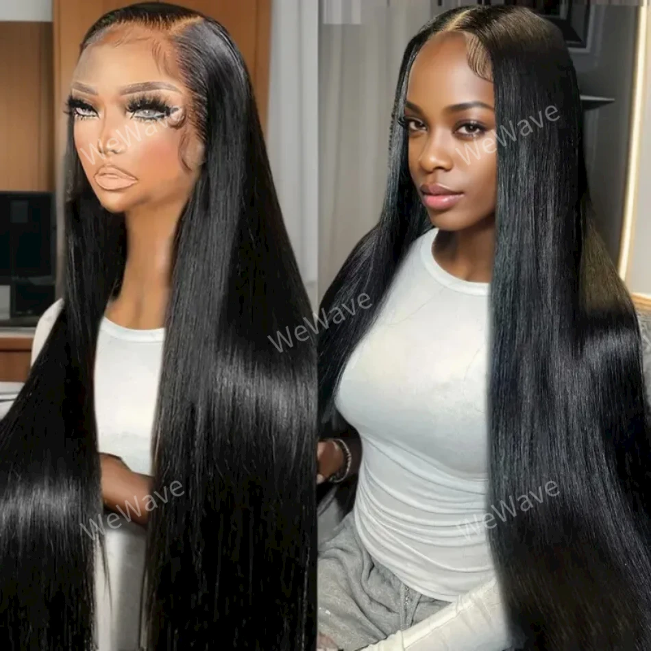 

HD Transparent 13x6 Straight Lace Front 100% Natural Human Hair Remy Brazilian 13x4 Lace Frontal Glueless Wig For Women Choice