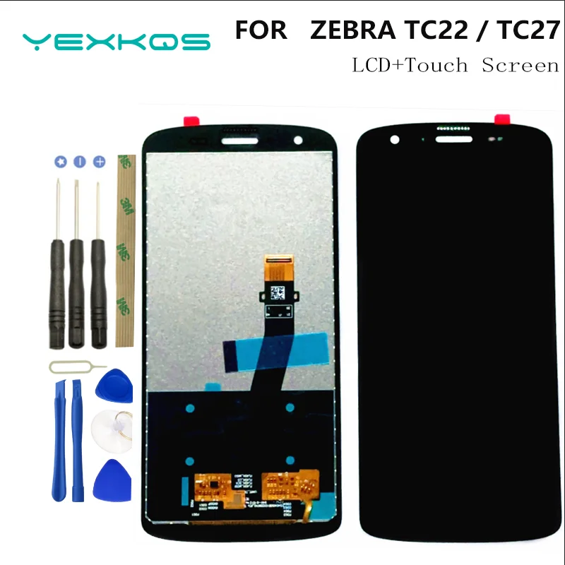 100% New tested For ZEBRA TC22 TC27 LCD&Touch Screen Digitizer Ddisplay Screen Module Repair Replacement Parts