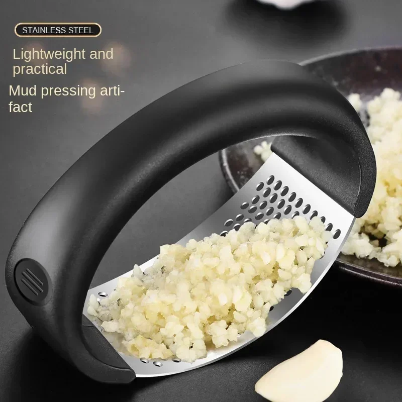 

Garlic Press Crusher Manual Kitchen Stainless Steel Garlic Mincer Chopping Garlic Tool Kitchen Accessories Gadget