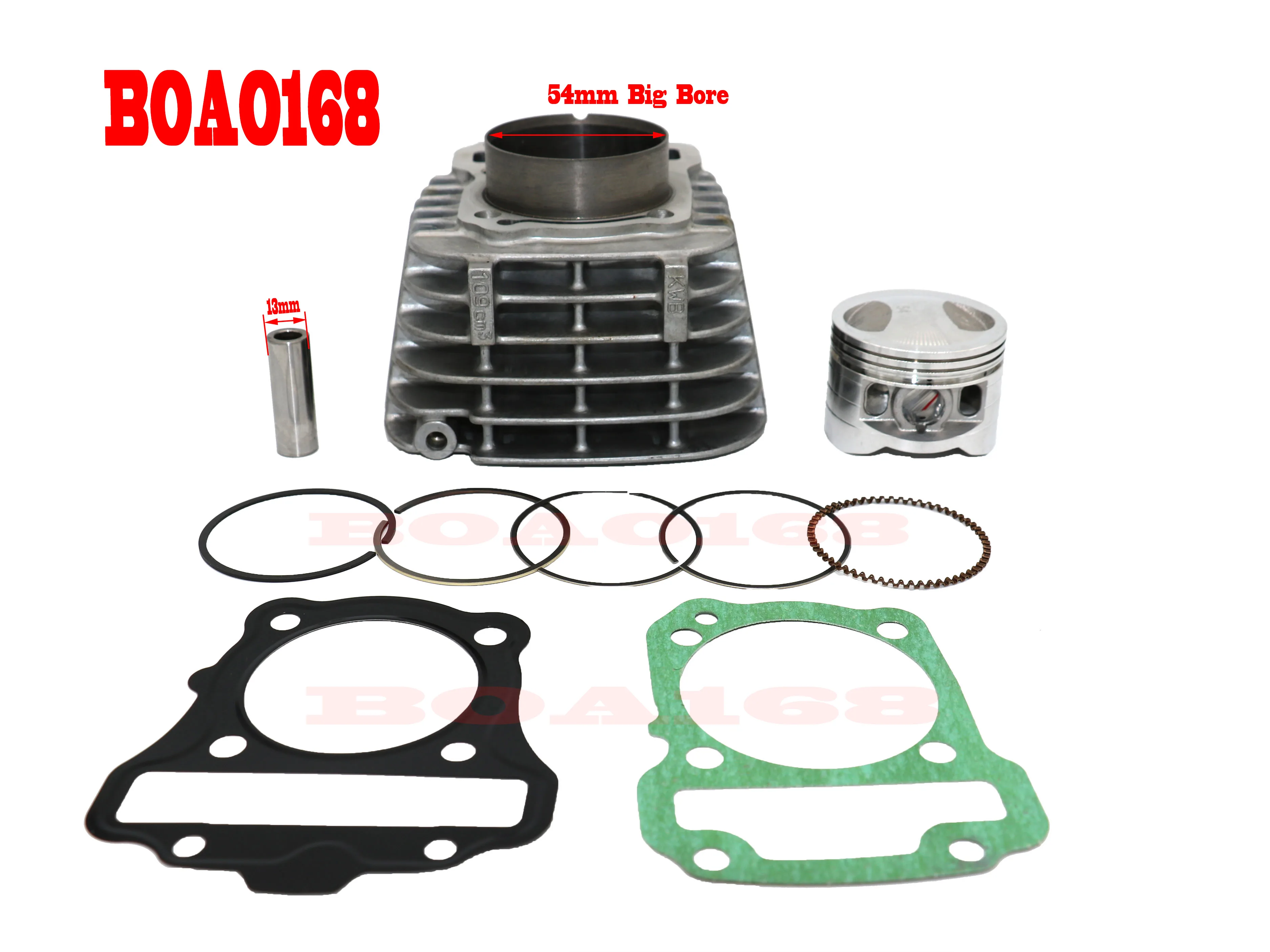 

Motorcycle Cylinder Kit 53mm 54mm Big bore Piston Ring Gasket for Honda Super Cub 110 NBC110 C110 NBC 110 2009-2018 EFI