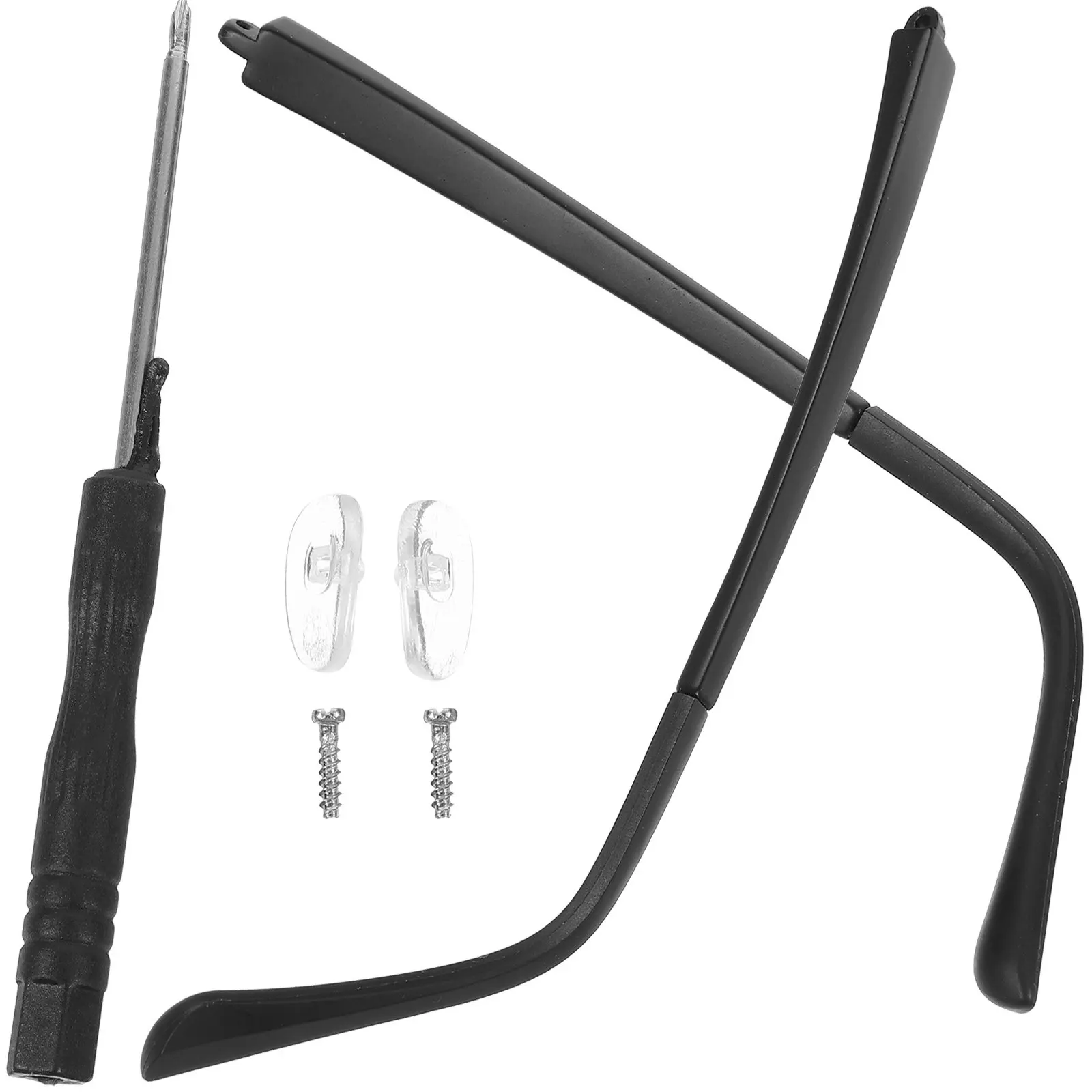 

1Set Replacement Eyeglasses Temple Soft Temple Tips Prevent Slipping Fit Most Frame Types Ideal for Broken Arms Fix Fashion