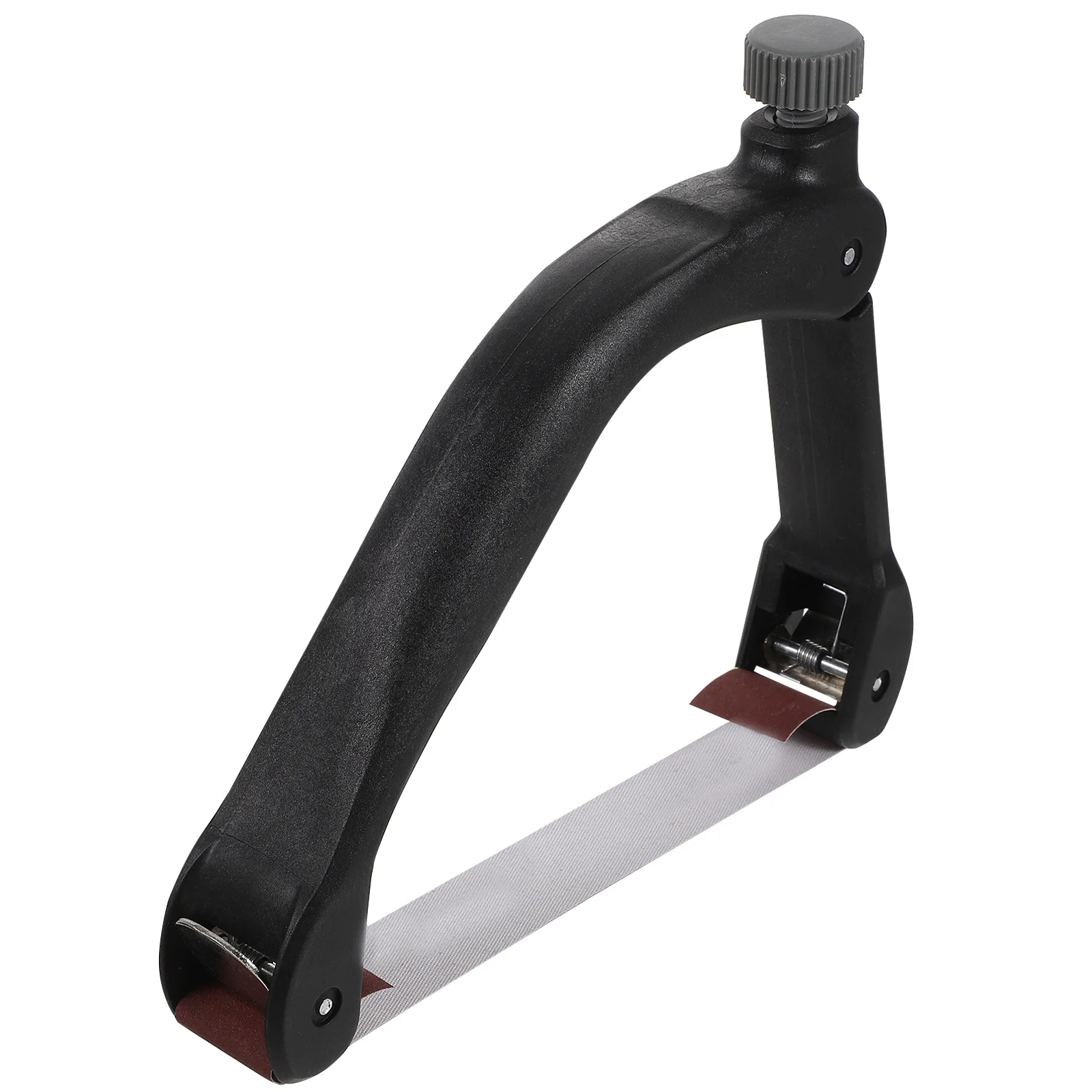 1 conjunto de bloco de lixa em forma de arco abs alça antiderrapante comprimento de moagem ajustável design de slot de mola para drywall corporal