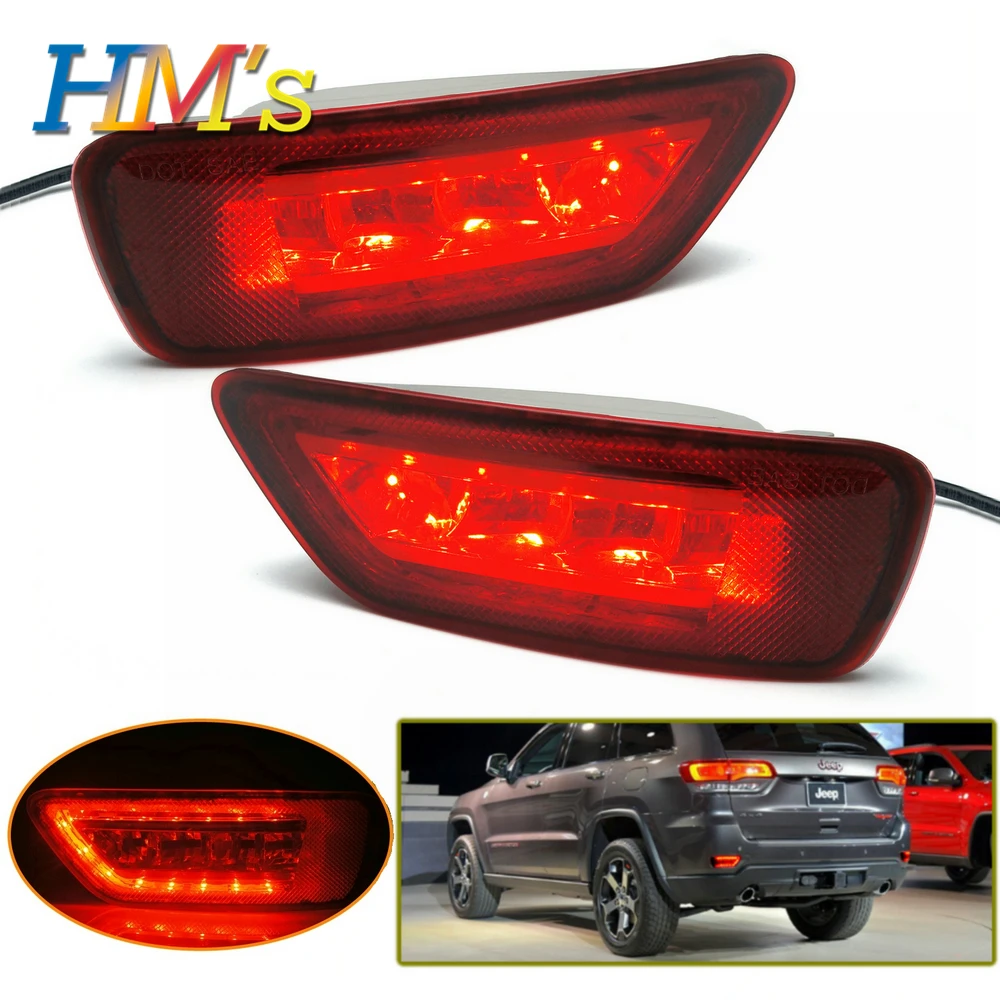 

For Jeep Grand Cherokee WK2 2011 - 2018 Compass 2016 Dodge Journey Rear Marker Lights LED Bumper Tail Brake Fog Lamp Accessories